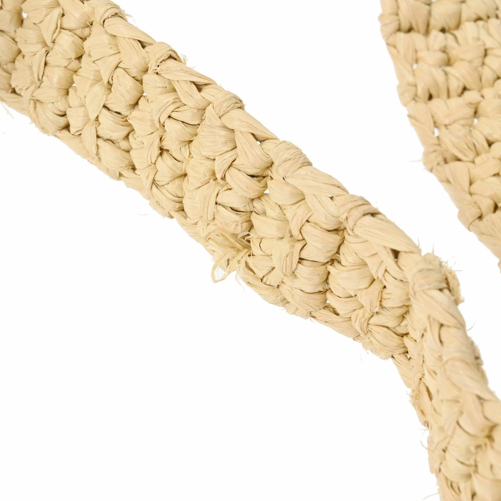 PRADA Crochet Beige Rayon Tote Bag - Picture 9 of 9